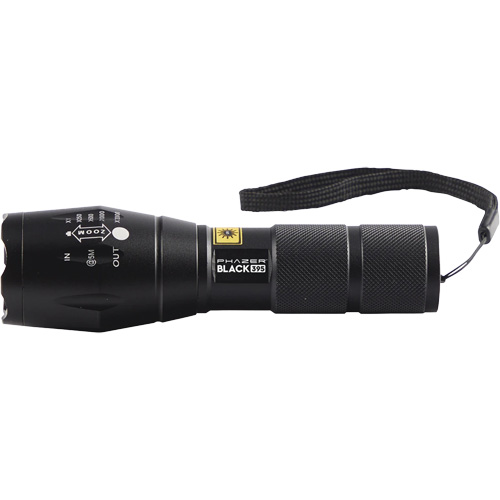 UView&reg; Phazer BLACK 395 Rechargeable UV Leak Detection Light Brunswick Fyr & Safety