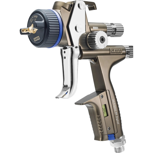 Pistolet de peinture de premi&egrave;re qualit&eacute; pour peinture automobile avec psi num&eacute;rique X5500 RP 1,3 O RPS D, Entr&eacute;e d'air 1/4" NPT, 10,24 pi³/min, Capacit&eacute; 0,6 L/0,9 L, 0,17 psi Brunswick Fyr & Safety