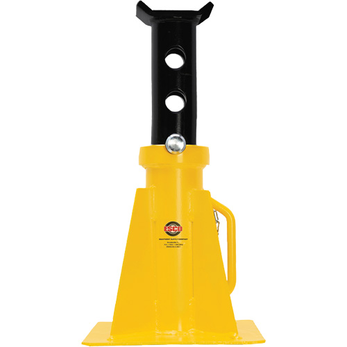 Pin Style Jack Stand, Locking Pin, 25 tons Capacity, 15-3/4" - 26-3/4" H Brunswick Fyr & Safety