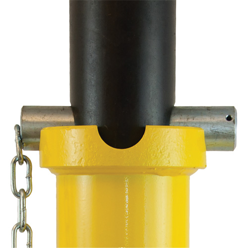 Pin Style Jack Stand, Locking Pin, 25 tons Capacity, 15-3/4" - 26-3/4" H Brunswick Fyr & Safety