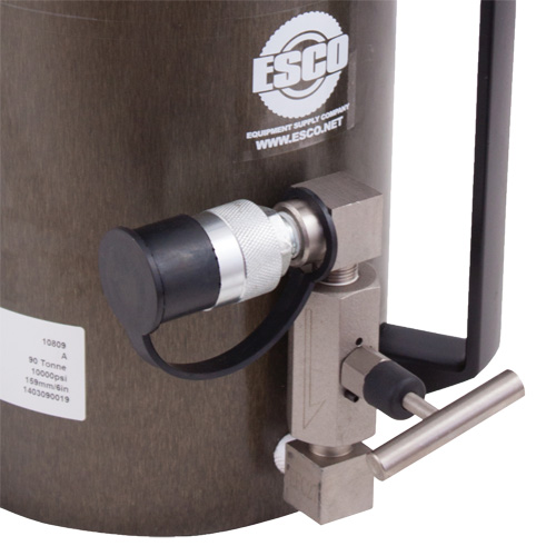 Cric de s&eacute;curit&eacute;, Col verrouillable, Capacit&eacute; de 100 tonnes, 13-37/100" - 19-3/5" h Brunswick Fyr & Safety