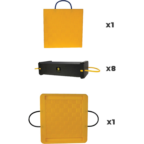 10-Piece CribLok Composite Cribbing System Kit Brunswick Fyr & Safety