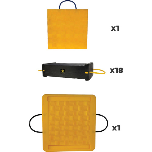 20-Piece CribLok Composite Cribbing System Kit Brunswick Fyr & Safety