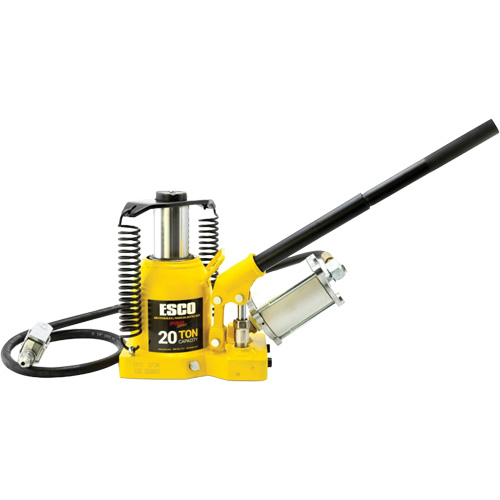 Cric bouteille de s&eacute;rie Pro "Shorty", 20 tonne(s), Air comprim&eacute;/hydraulique, 12-5/8" Hauteur &eacute;lev&eacute;e Brunswick Fyr & Safety