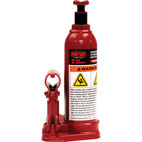 Professional Hydraulic Bottle Jack, 2 Ton(s), 14-1/2" Raised Height Brunswick Fyr & Safety