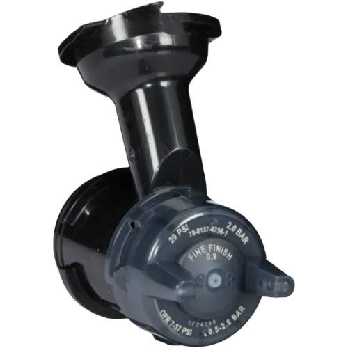 Performance Gravity Fine Finish Atomizing Head - White Brunswick Fyr & Safety