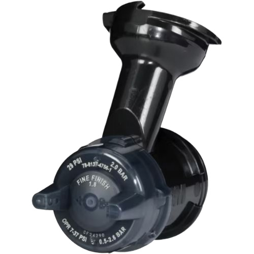 Performance Gravity Fine Finish Atomizing Head - Clear Brunswick Fyr & Safety