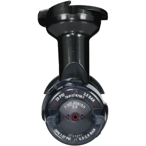 T&ecirc;te fine d'atomiseur de finition &agrave; gravit&eacute; Performance - rouge Brunswick Fyr & Safety