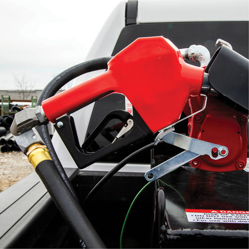 Pistolet de distribution automatique rouge pour essence Brunswick Fyr & Safety
