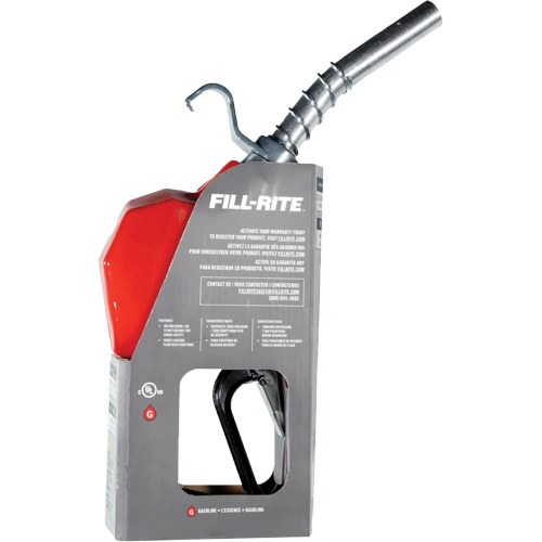 Pistolet de distribution automatique rouge pour essence Brunswick Fyr & Safety