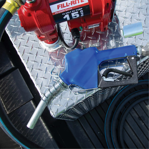 Blue Cold Weather Automatic Diesel Spout Nozzle Brunswick Fyr & Safety