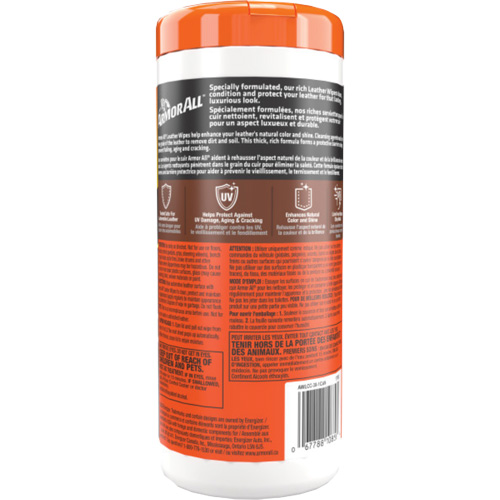 Lingettes nettoyantes et traitement pour cuir Extreme Shield + c&eacute;ramique Brunswick Fyr & Safety