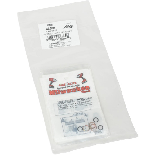3/8" Clips & O-Rings Set for Milwaukee - Bulk Brunswick Fyr & Safety