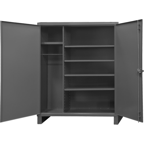 Vestiaire tr&egrave;s robuste, Acier, 60" la x 24" p x 78" h, Gris Brunswick Fyr & Safety