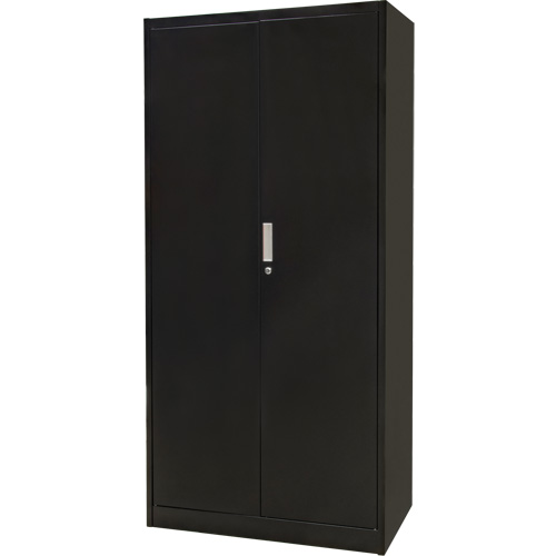 Armoire de rangement combin&eacute;e, 36" la x 18" p x 72" h, Noir Brunswick Fyr & Safety