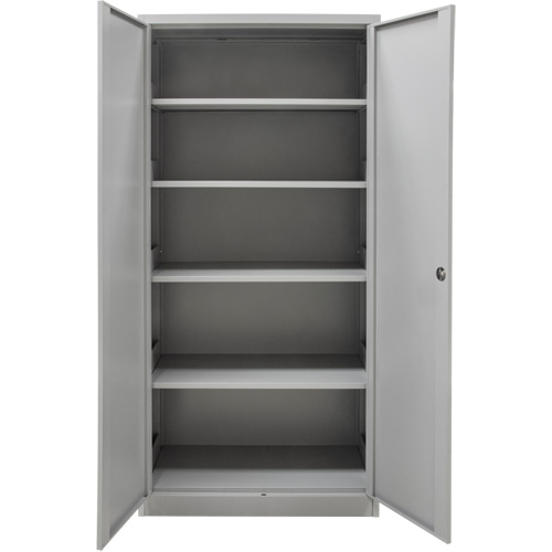 Armoires de rangement Hi-Boy, Acier, 4 Tablettes, 72" h x 36" la x 18" P, Gris Brunswick Fyr & Safety