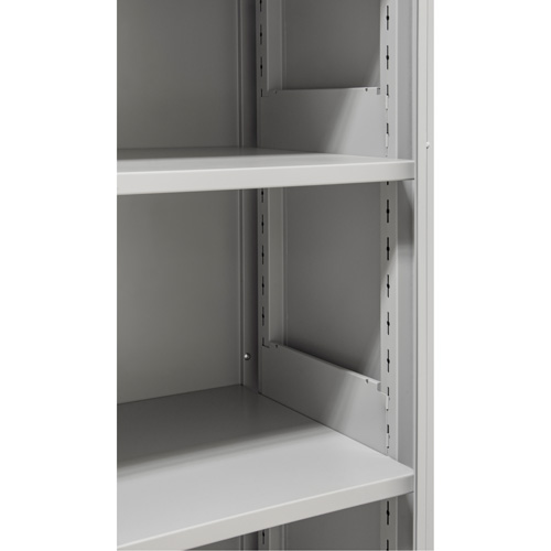 Armoires de rangement Hi-Boy, Acier, 4 Tablettes, 72" h x 36" la x 18" P, Gris Brunswick Fyr & Safety