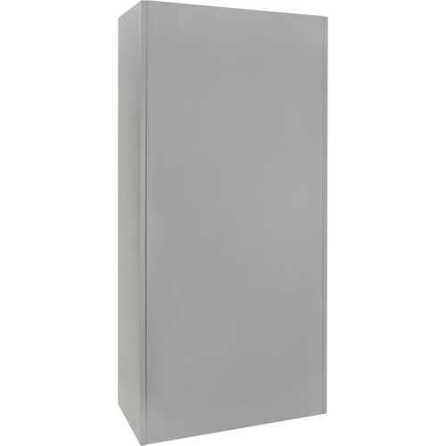 Armoire garde-robe, Acier, 36" la x 18" p x 72" h, Gris Brunswick Fyr & Safety