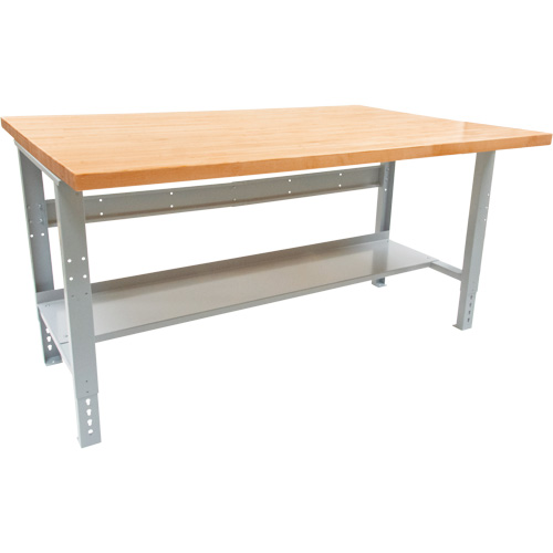 Industrial Modular Workbench, 1000 lbs. Cap., 72" W x 48" D Brunswick Fyr & Safety