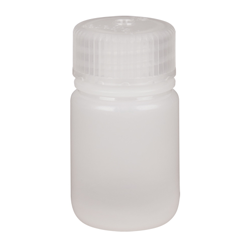 Wide-Mouth Bottles, Round, 1 oz., Plastic Brunswick Fyr & Safety