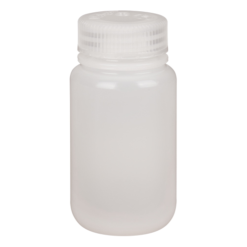 Wide-Mouth Bottles, Round, 4 oz., Plastic Brunswick Fyr & Safety