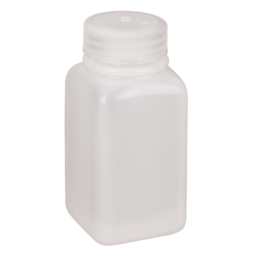 Easy-Grip Space-Saver Bottles, Square, 6 oz., Plastic Brunswick Fyr & Safety