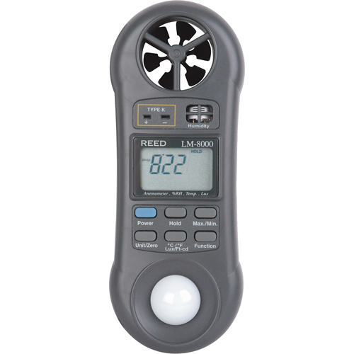 Thermo-Anemometer with ISO Certificate, Not Data Logging, 0.2 - 30.0 m/sec Air Velocity Range Brunswick Fyr & Safety