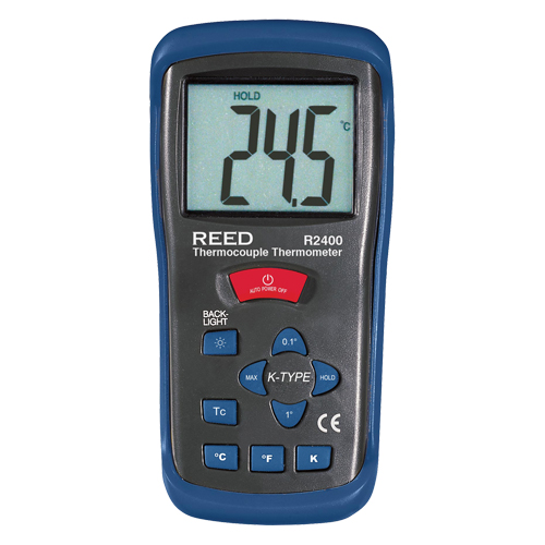 Thermometer, Contact, Digital, -58-2000°F (-50-1300°C) Brunswick Fyr & Safety