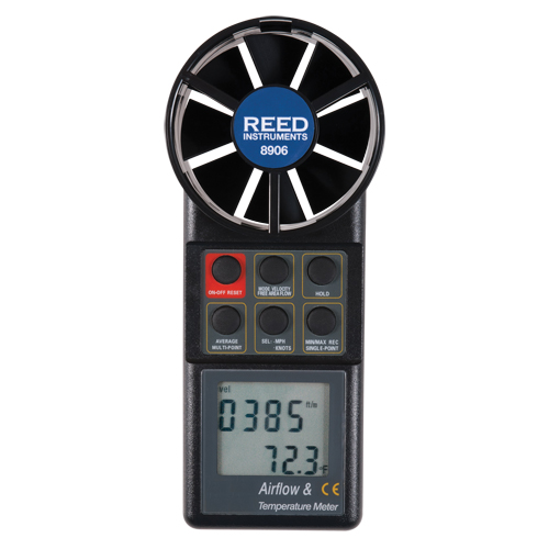 Vane Thermo-Anemometer with ISO Certificate Brunswick Fyr & Safety