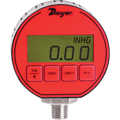 Pressure Gauge, 3" , 0 - 5000 psi, Bottom Mount, Digital Brunswick Fyr & Safety