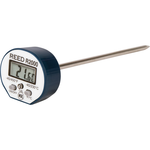 Thermometer, Contact, Digital, -40-450°F (-40-230°C) Brunswick Fyr & Safety