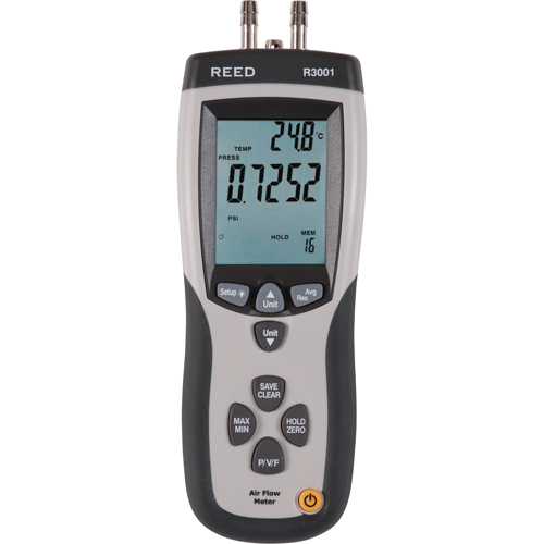 Micromanom&egrave;tre avec certificat de calibration, Num&eacute;rique, 0 - 0,752 PSI Brunswick Fyr & Safety