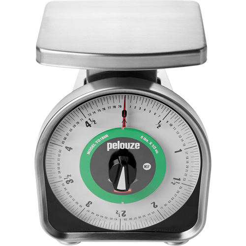 Balance m&eacute;canique &agrave; mesurer les portions Pelouze, Capacit&eacute; 5 lb / 2,3 kg, Graduations 10 g / 0,5 oz Brunswick Fyr & Safety