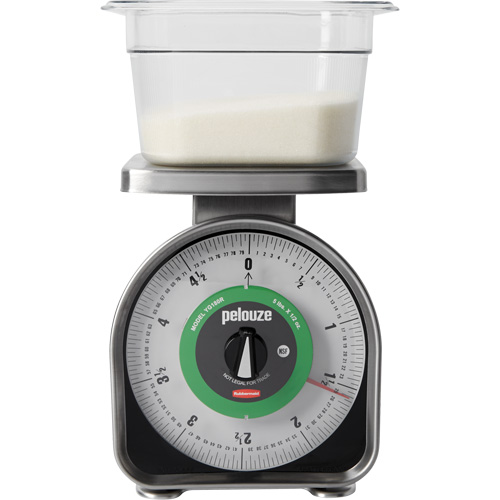 Balance m&eacute;canique &agrave; mesurer les portions Pelouze, Capacit&eacute; 5 lb / 2,3 kg, Graduations 10 g / 0,5 oz Brunswick Fyr & Safety