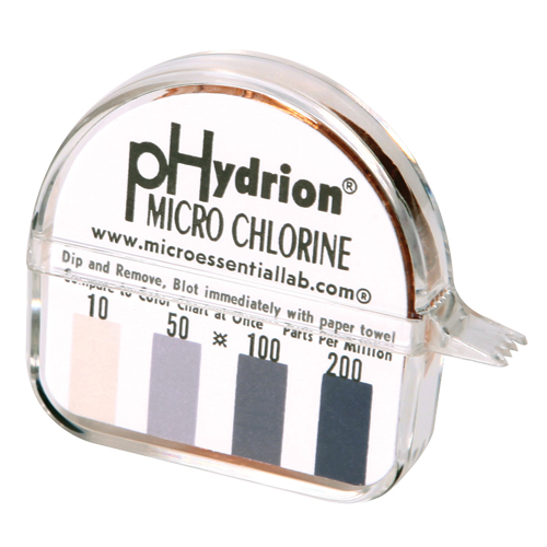 Papier r&eacute;actif Hydrion Chlorine Phydrion CM-240 Brunswick Fyr & Safety