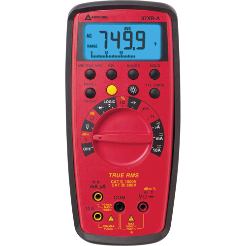 37XR-A True RMS Digital Multimeter, AC/DC Voltage, AC/DC Current Brunswick Fyr & Safety