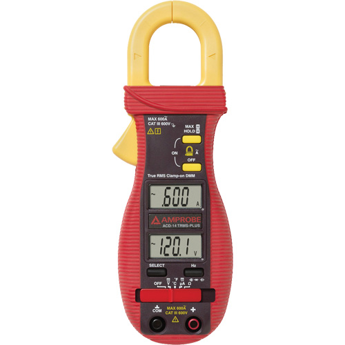 ACD-14-PLUS Clamp-On Multimeter with Dual Display, AC/DC Voltage, AC Current Brunswick Fyr & Safety