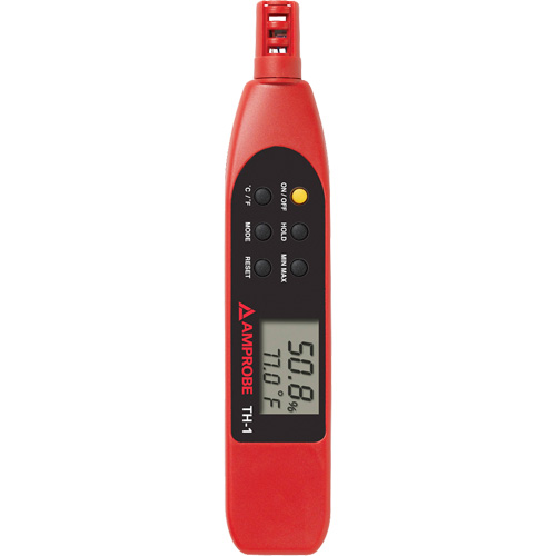 Sonde de temp&eacute;rature et d'humidit&eacute; relative TH-1, 4% - 95% HR, -4°- 122° F ( -20° - 50° C ) Brunswick Fyr & Safety