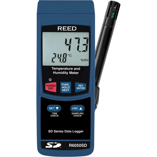 Data Logging Thermo-Hygrometer, 5% - 95% RH, 32° - 122° F ( 0° - 50°C ) Brunswick Fyr & Safety