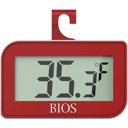Thermom&egrave;tre num&eacute;rique de r&eacute;frig&eacute;rateur et cong&eacute;lateur, Sans contact, Num&eacute;rique, -4-122°F ( -20-50°C) Brunswick Fyr & Safety