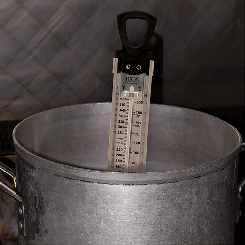 Thermom&egrave;tre &agrave; friture/ bonbons haut de gamme, Contact, Num&eacute;rique, 60-400°F (20-200°C) Brunswick Fyr & Safety