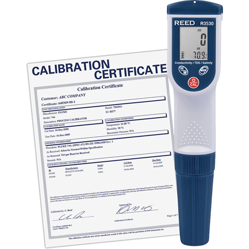 Conductivity/TDS/Salinity Meter with ISO Certificate Brunswick Fyr & Safety