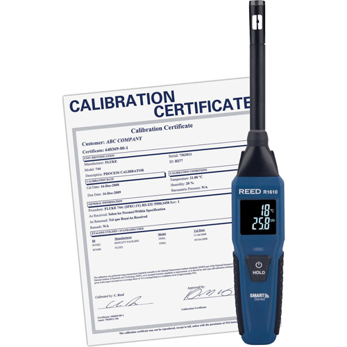 Thermo-hygrom&egrave;tre Bluetooth Smart Series avec certificat ISO, 0,0% - 100% RH, -4°- 140° F (-20° - 60° C) Brunswick Fyr & Safety