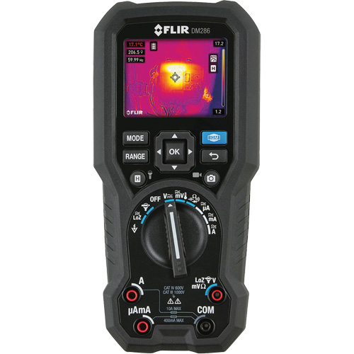 DM286 Industrial Imaging Multimeter, AC/DC Voltage, AC/DC Current Brunswick Fyr & Safety