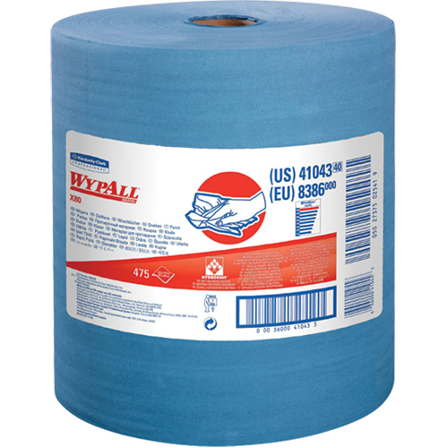 Chiffons X80, Robuste, 13-2/5' lo x 12-1/2" la Brunswick Fyr & Safety