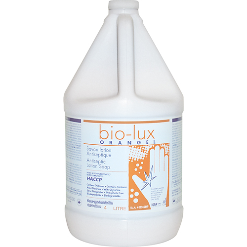 Bio-Lux Orangel Antiseptic Lotion Soap, Liquid, 4 L, Scented Brunswick Fyr & Safety