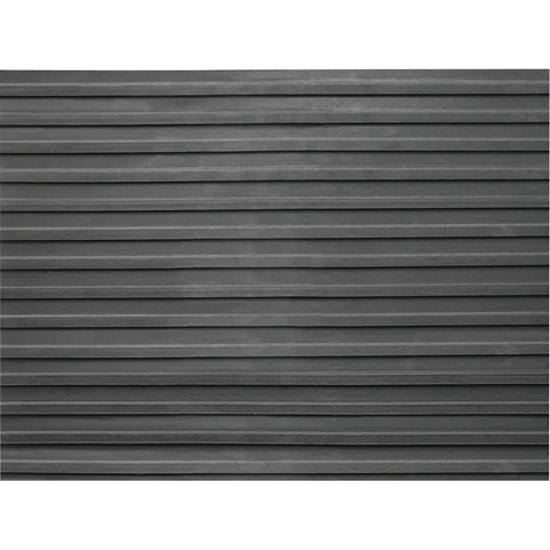 Tapis standard no 381, Couloir, 2' x 150' x 1/8", Noir Brunswick Fyr & Safety