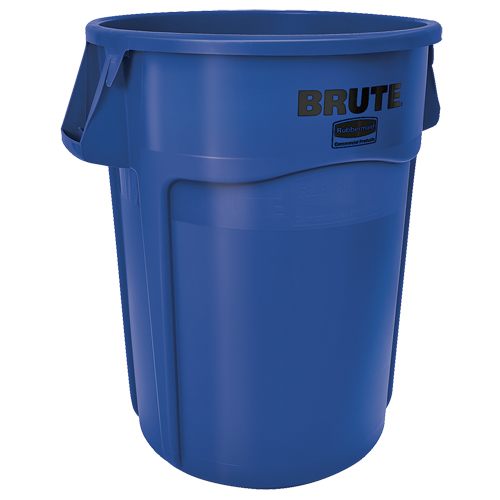 Brute&reg; Round Containers, Bulk, Polyethylene, 44 US gal. Brunswick Fyr & Safety