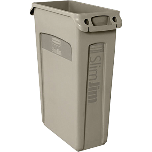 Slim Jim&reg; Container with Venting Channels, Plastic, 23 US gal. Brunswick Fyr & Safety