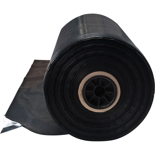 Garbage Bags, 3X Strong, 35" W x 49" L, 3 mils, Black Brunswick Fyr & Safety